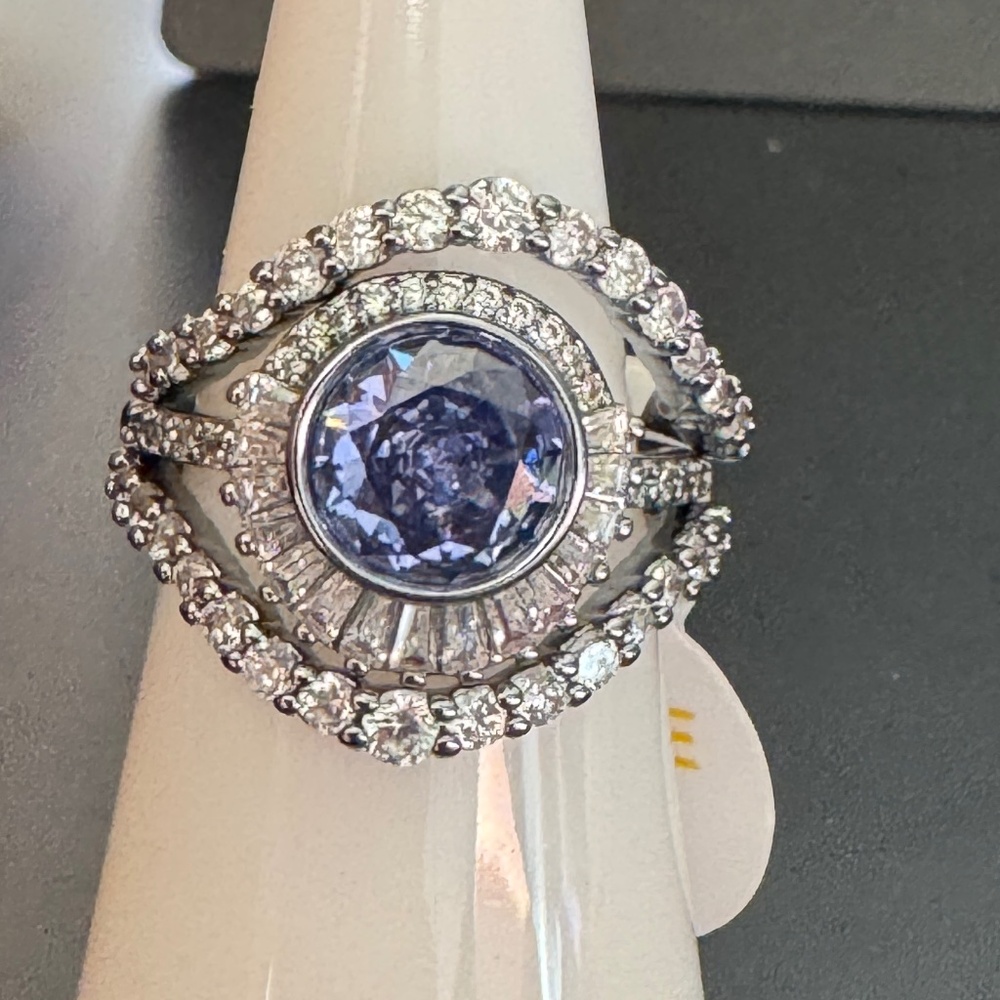 Bomb Party RBP8480 Incredible Moments  Light Tanzanite CZ ring size 7